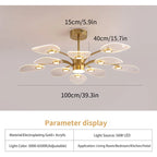 Modern Sputnik LED chandelier with ten adjustable arms and round bulbs, designed by TheChandelierCo for contemporary interiors.