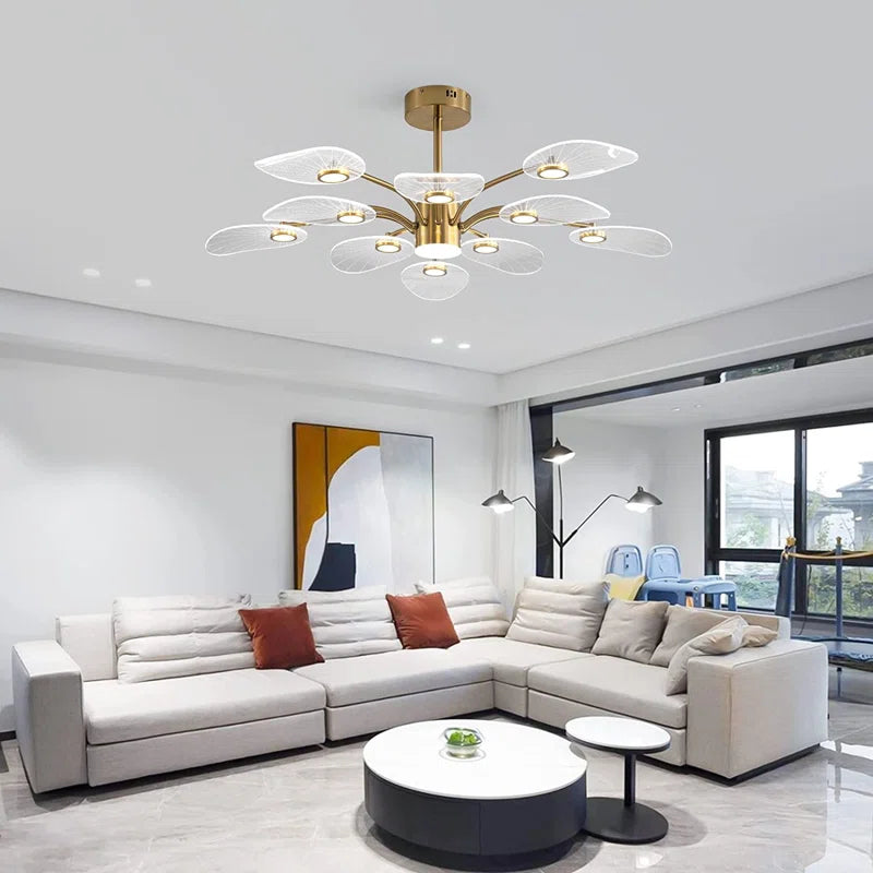 Set of 10 Sputnik LED chandelier lights by TheChandelierCo featuring modern, starburst design with bright, energy-efficient illumination.