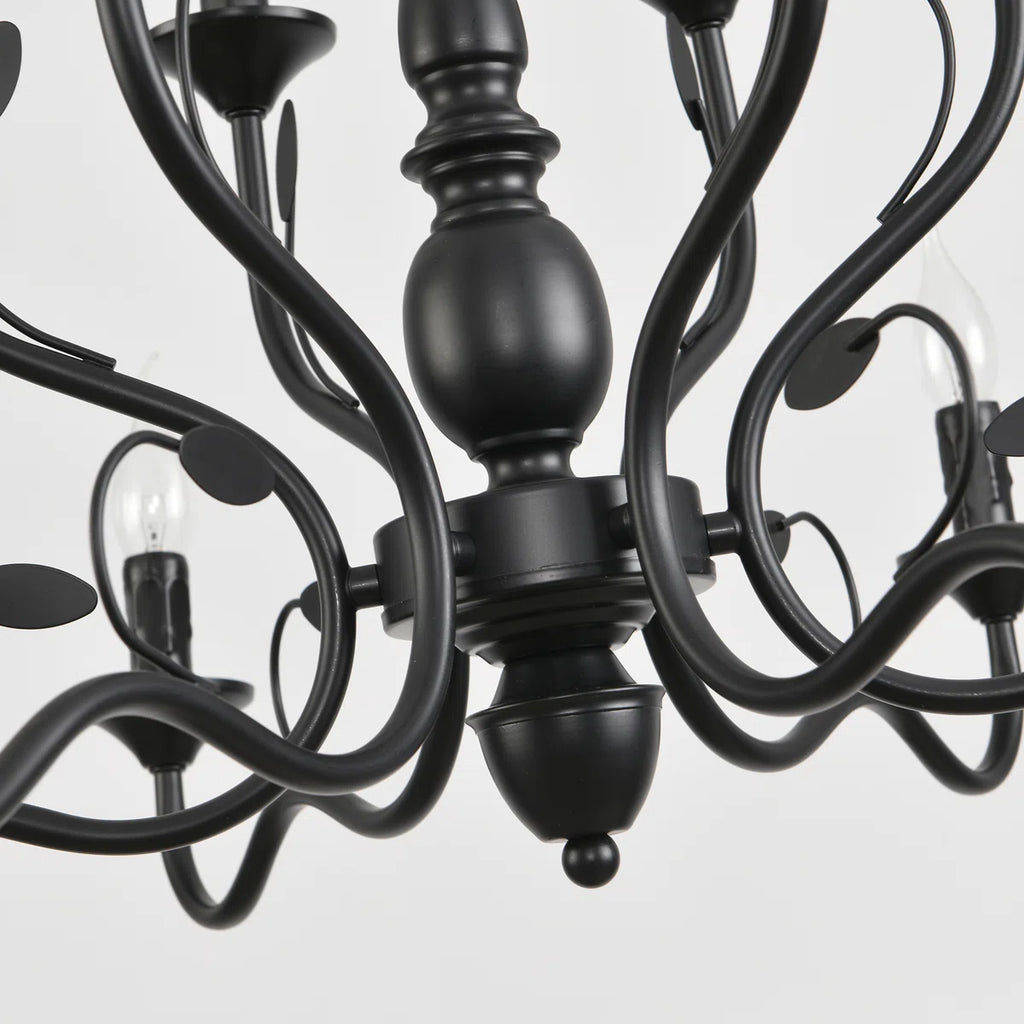 12-Light Dimmable Candle Style Chandelier