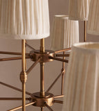 Chandelier, Antiqued Brass, Large