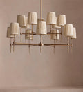 Chandelier, Antiqued Brass, Large