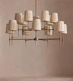 Chandelier, Antiqued Brass, Large