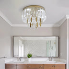 1 - Light Crystal LED Chandelier