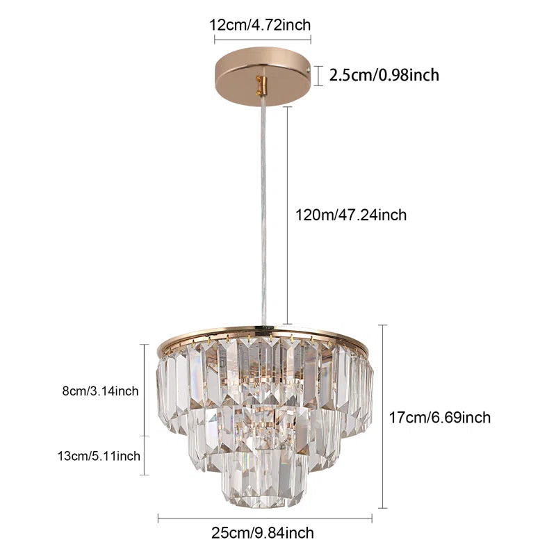Elegant light crystal LED chandelier by TheChandelierCo featuring sparkling crystal accents and modern lighting design.