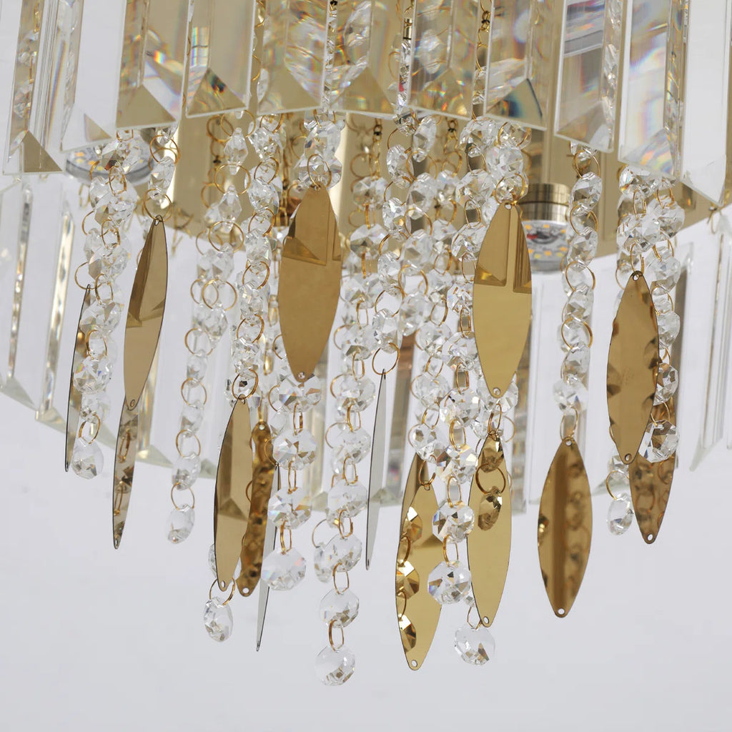 1 - Light Crystal LED Chandelier