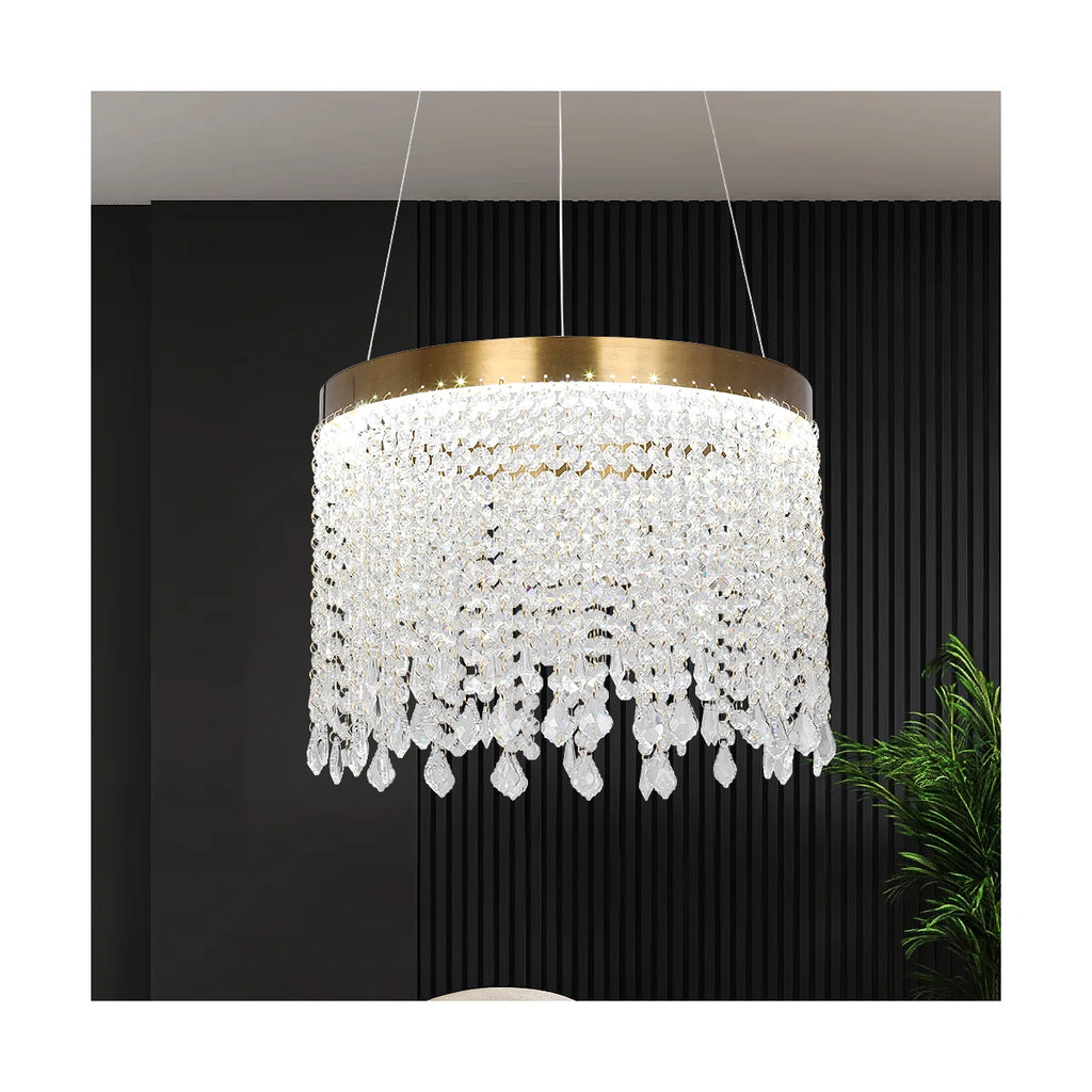 1 - Light Crystal LED Chandelier