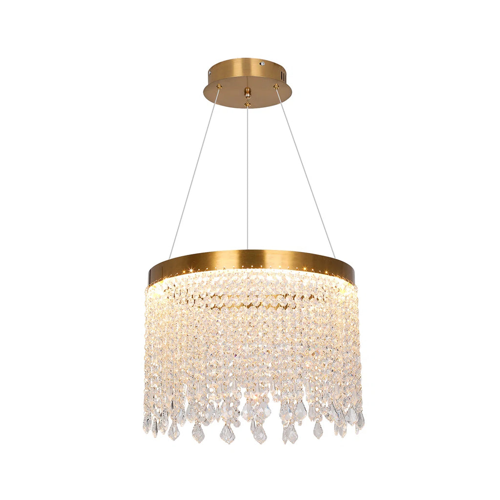 1 - Light Crystal LED Chandelier