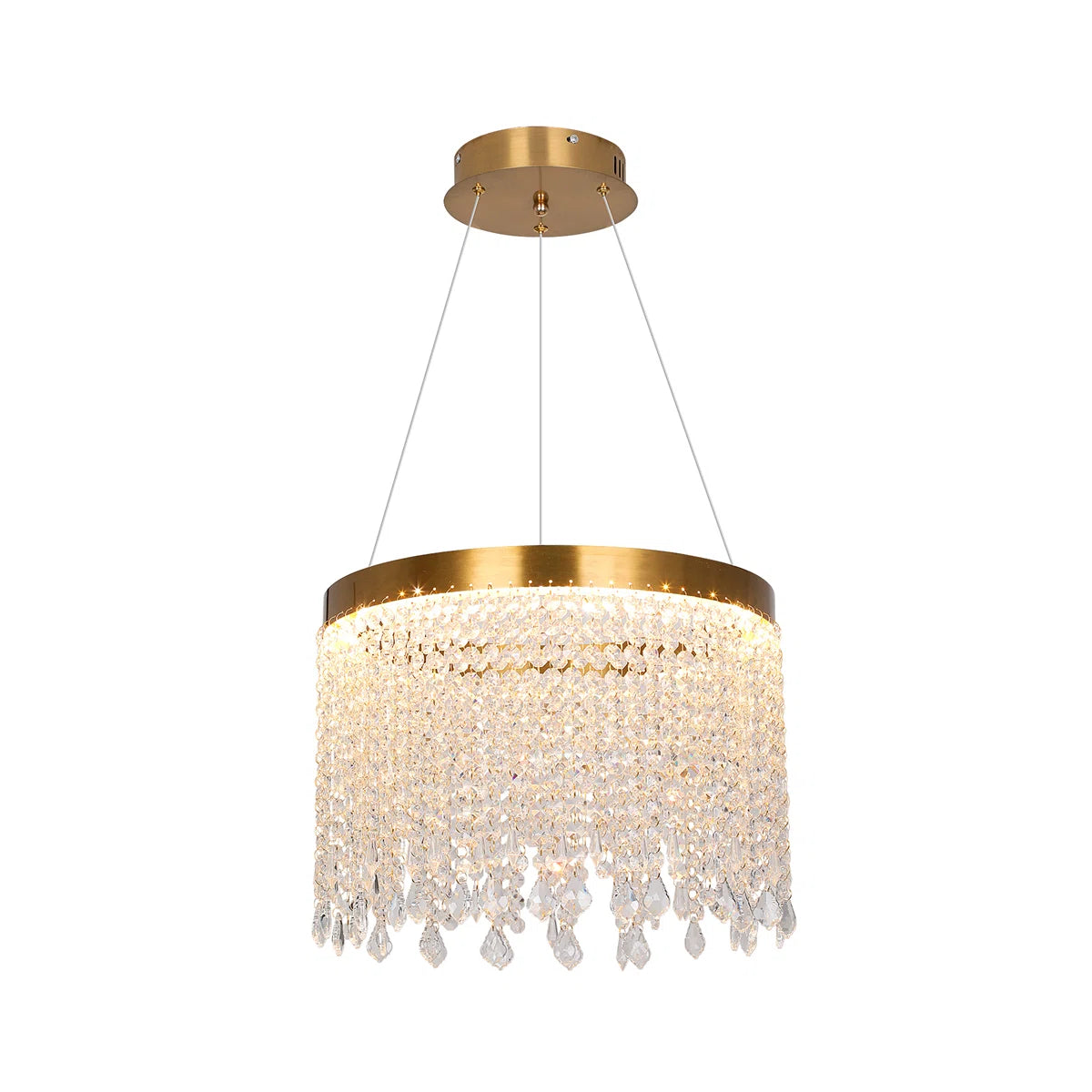 1 - Light Crystal LED Chandelier