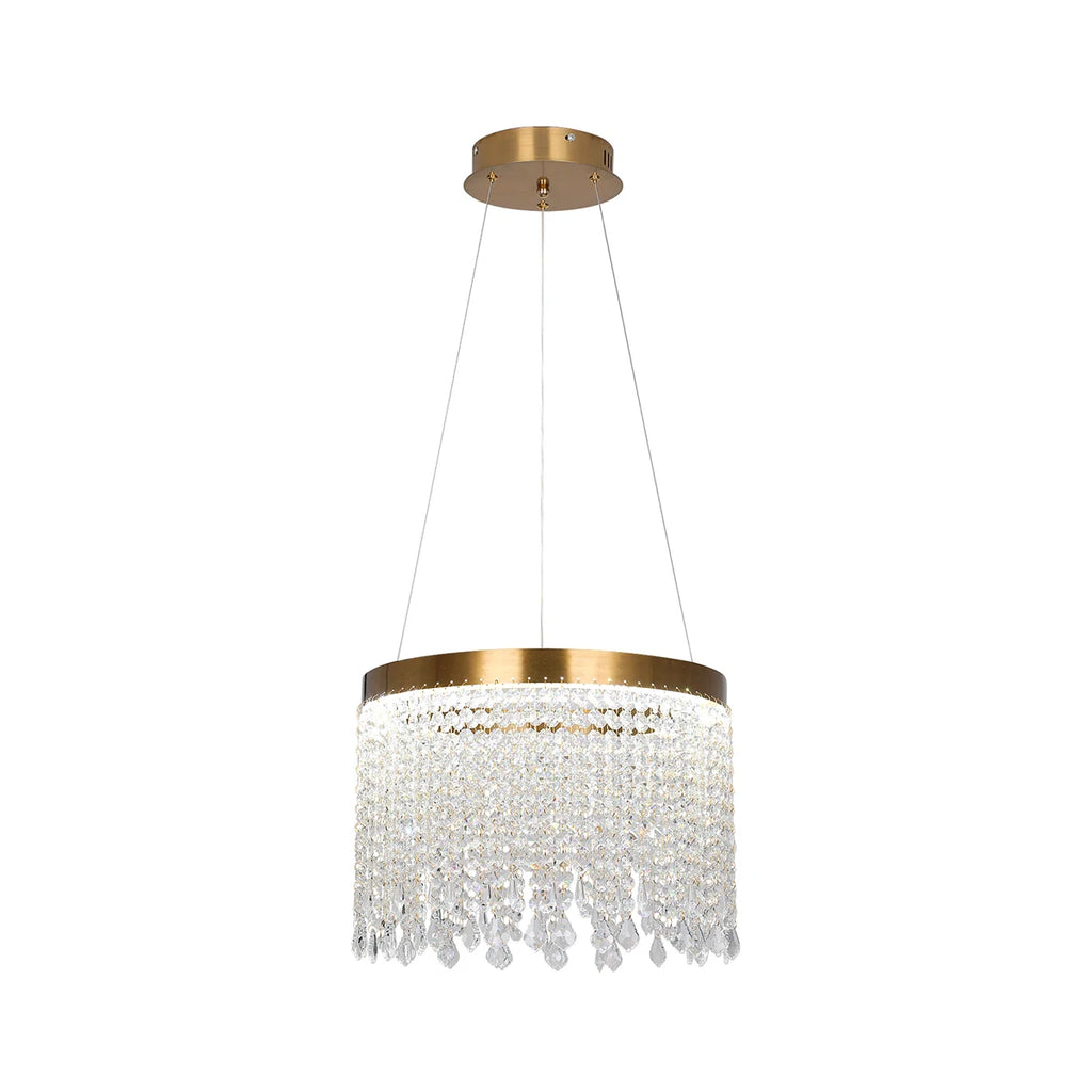 1 - Light Crystal LED Chandelier