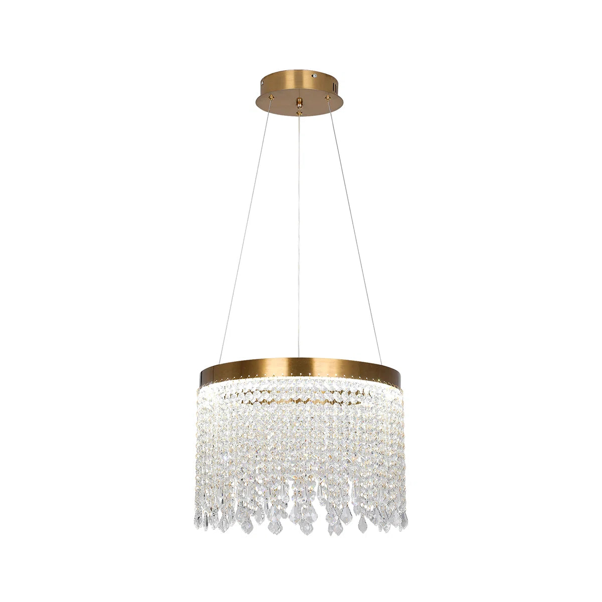 1 - Light Crystal LED Chandelier