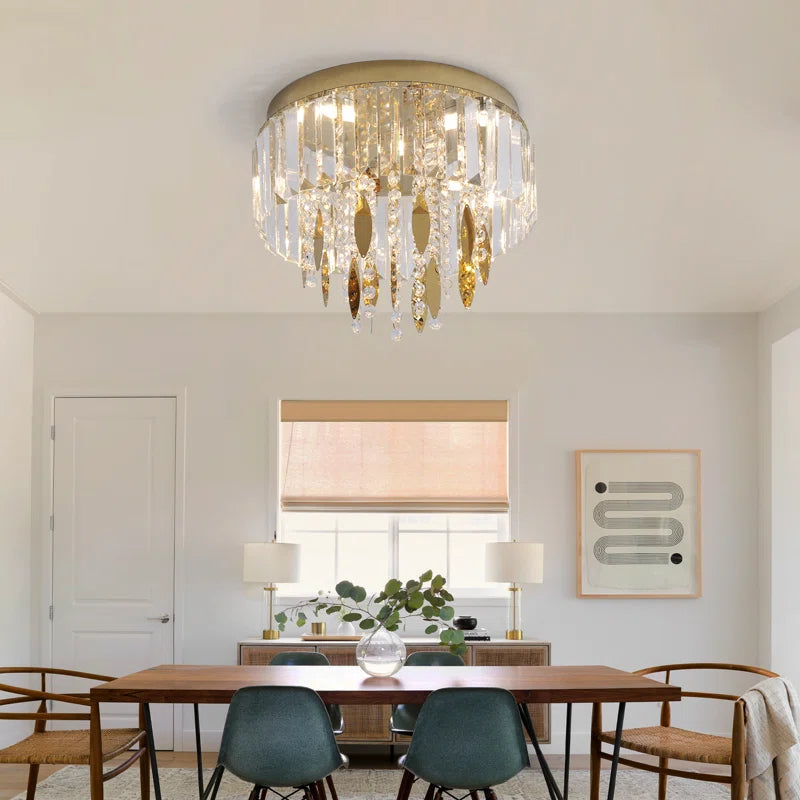 1 - Light Crystal LED Chandelier