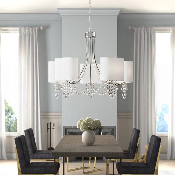5 - Light Shaded Chandelier