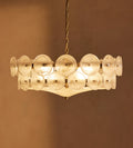 Lorenzo Chandelier, Milky Glass