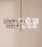 Lorenzo Chandelier, Milky Glass