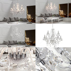 9-Light Candle Style Chandelier