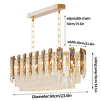 6-Light Crystal Chandelier
