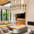 6-Light Crystal Chandelier