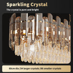 6-Light Crystal Chandelier