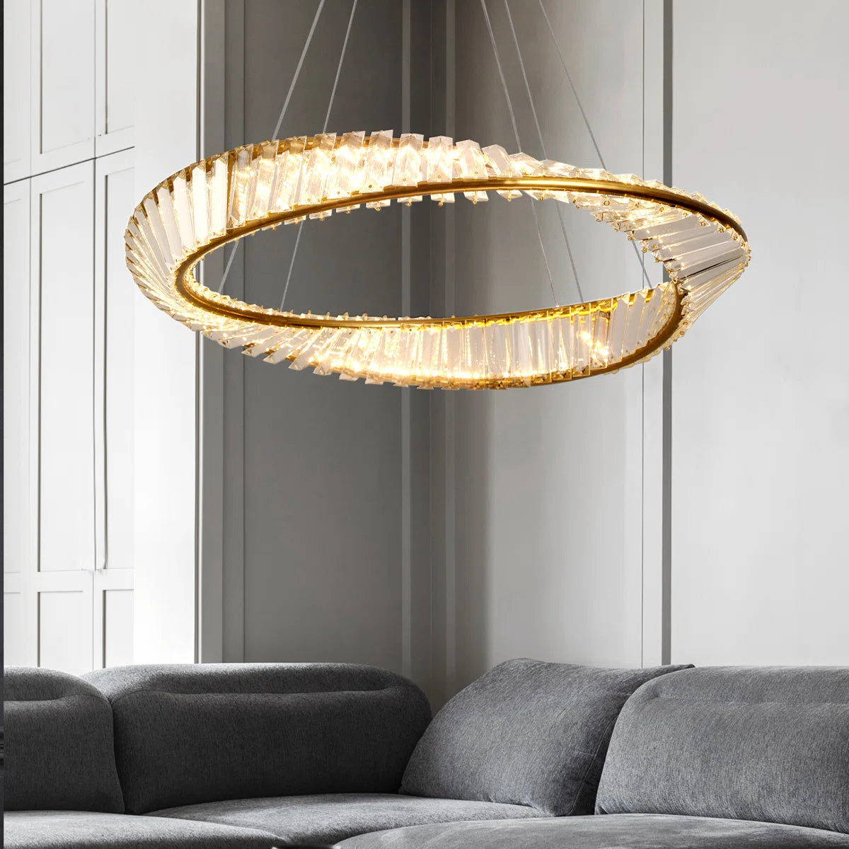 1 - Light LED Chandelier