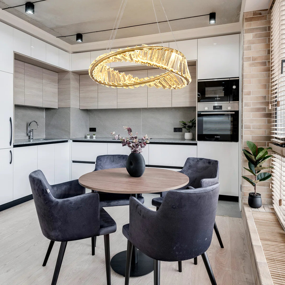 1 - Light LED Chandelier