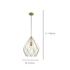 1 - Light Geometric Pendant