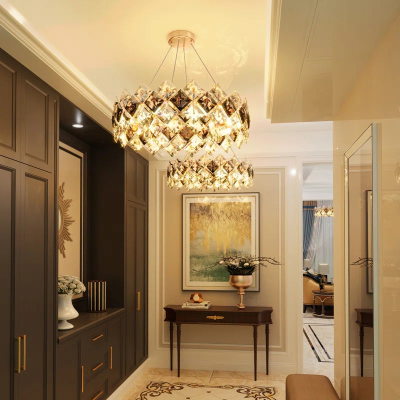 6 - Light Crystal Chandelier