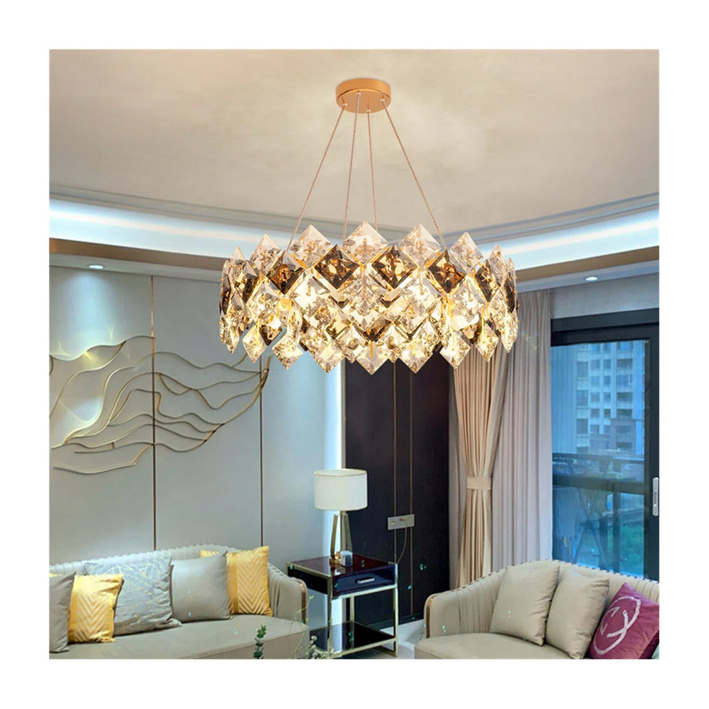 6 - Light Crystal Chandelier