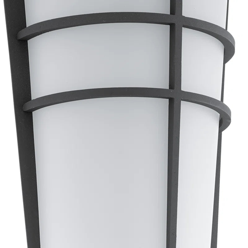 Aliza 2 Bulb Integrated LED outdoor flush mount light fixture from TheChandelierCo, featuring sleek design and durable outdoor construction.