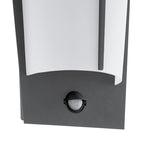 Aliza 2 Bulb Integrated LED outdoor flush mount light fixture by TheChandelierCo, with a sleek modern design and durable finish.