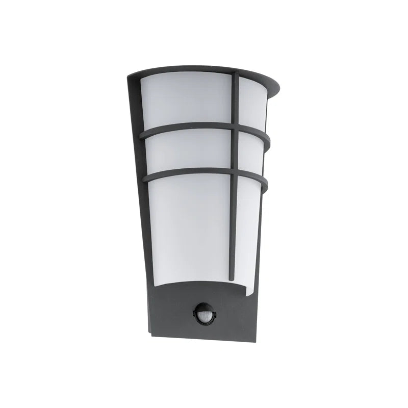 Aliza 2 Bulb Integrated LED outdoor flush mount light fixture by TheChandelierCo, showcasing its sleek design and bright illumination.