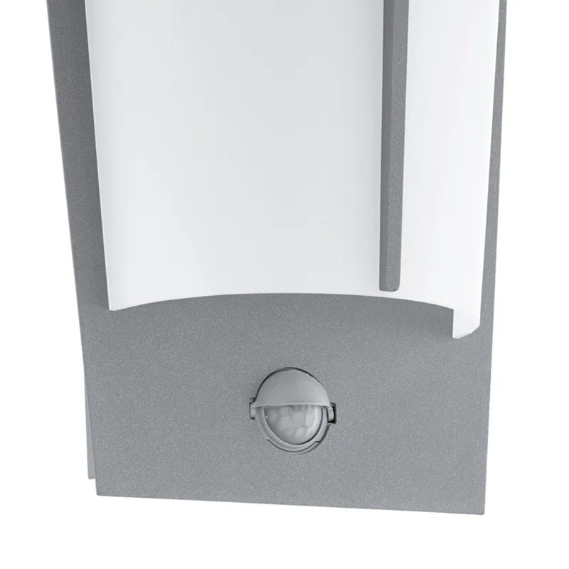 Aliza 2 Bulb Integrated LED outdoor flush mount by TheChandelierCo, showcasing a sleek modern design and bright illumination.