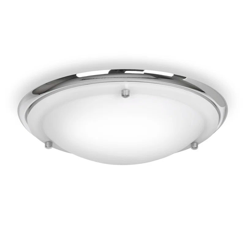 Elegant glass flush mount light fixture by TheChandelierCo featuring a sleek, modern design with clear glass accents.