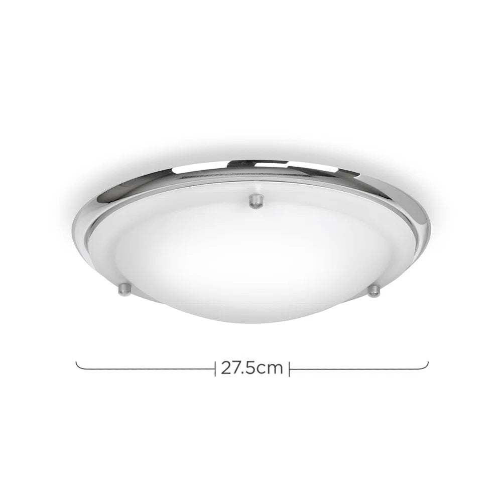 Altieri glass flush mount ceiling light fixture by TheChandelierCo featuring a sleek, modern design with clear glass shades.