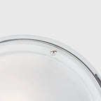 Altieri glass flush mount ceiling light by TheChandelierCo with clear glass shade and modern design for stylish interior lighting.