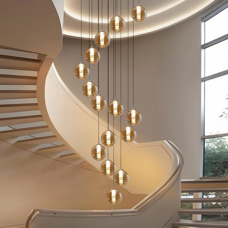 Light silver cluster pendant from the Amice 15 collection by TheChandelierCo, featuring a delicate, elegant design.