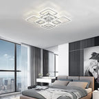 Arrika 8-Light 60cm LED flush mount ceiling light by TheChandelierCo, featuring modern design with eight LED bulbs and a sleek finish.