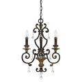 Elegant Banville 3 candle-style chandelier by TheChandelierCo featuring three candle-like lights and a classic metal frame.