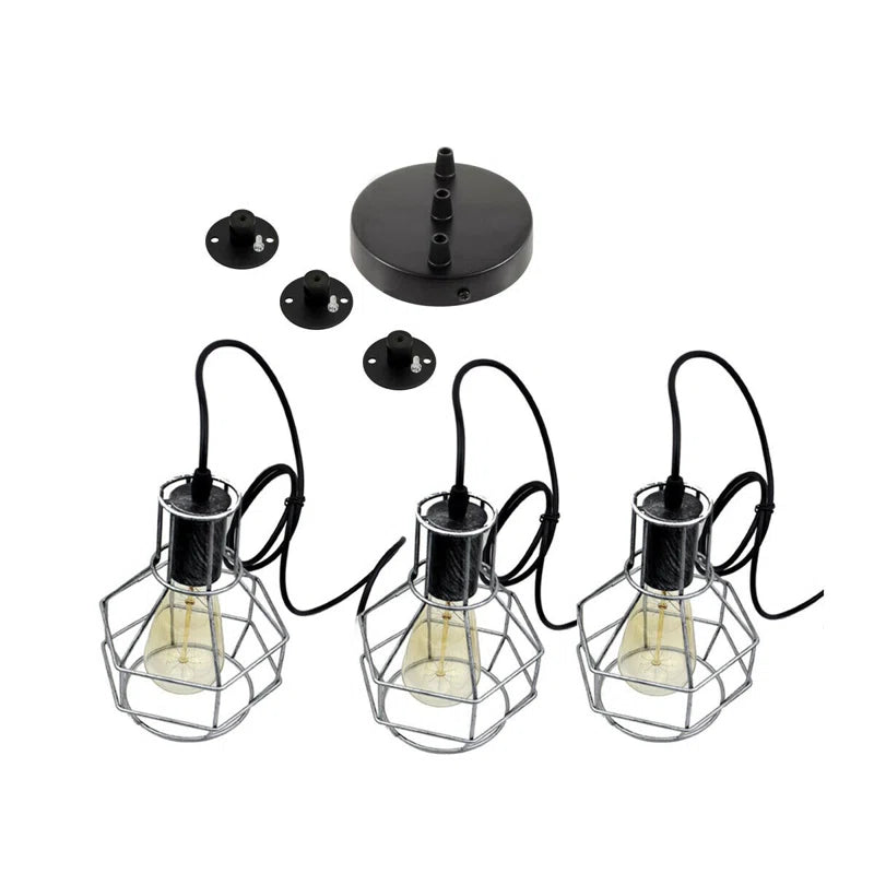 Elegant Barner 3 light chandelier by TheChandelierCo featuring a modern design with multiple light fixtures and sleek metal finish.