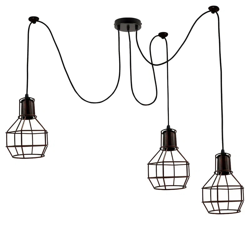 Elegant Barner 3 light chandelier by TheChandelierCo featuring sleek metal arms and multiple light sockets for modern home lighting.