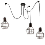 Elegant Barner 3 light chandelier by TheChandelierCo featuring sleek metal arms and multiple light sockets for modern home lighting.
