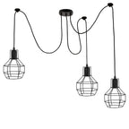 Elegant Barner 3 light chandelier by TheChandelierCo with a sleek modern design and multiple light fixtures.