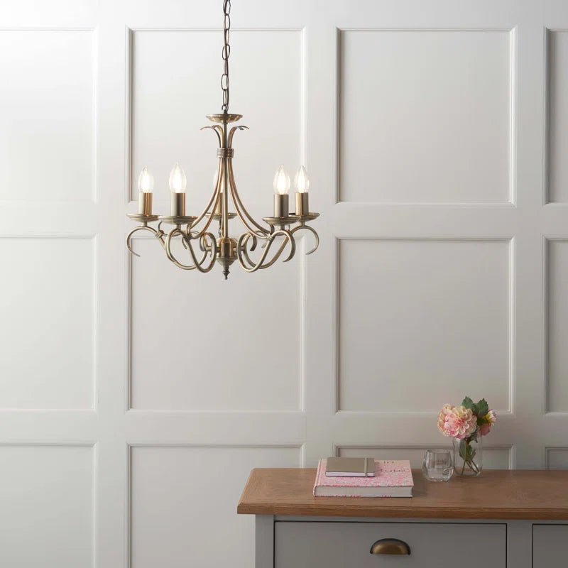 5 - Light Candle Style Chandelier