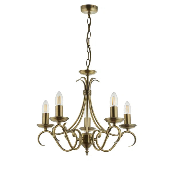 5 - Light Candle Style Chandelier
