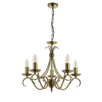 5 - Light Candle Style Chandelier