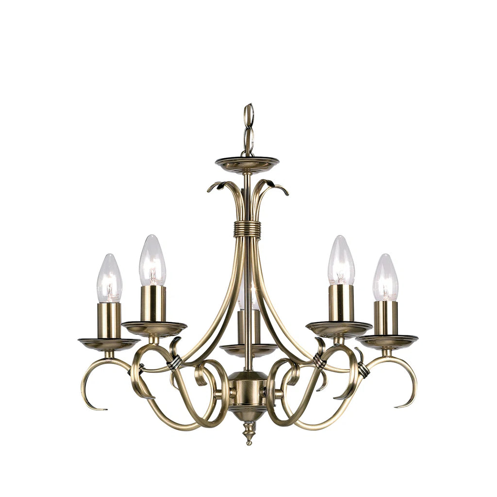 5 - Light Candle Style Chandelier