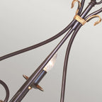 Light shaded Bay City 3 chandelier by TheChandelierCo with elegant design and multiple light bulbs, perfect for sophisticated home decor.