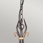 Light shaded chandelier from Bay City 3 collection by TheChandelierCo featuring elegant design and multiple light fixtures.