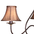 Light shaded chandelier from the Bay City 3 collection by TheChandelierCo, featuring elegant design and multiple light fixtures.