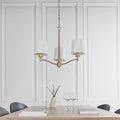Beaumont 3 light shaded chandelier by TheChandelierCo featuring elegant light shades and classic chandelier design.