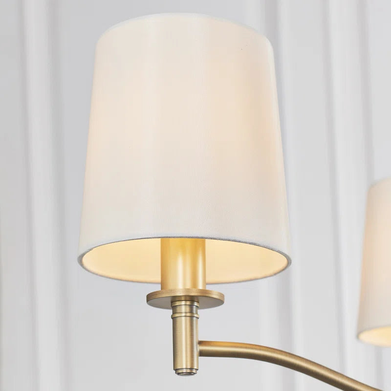 Beaumont 3 light shaded chandelier by TheChandelierCo featuring elegant light shades and a modern design for stylish interior lighting.